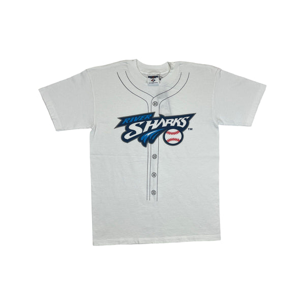 (00s) Camden Riversharks Baseball Minor League T-Shirt