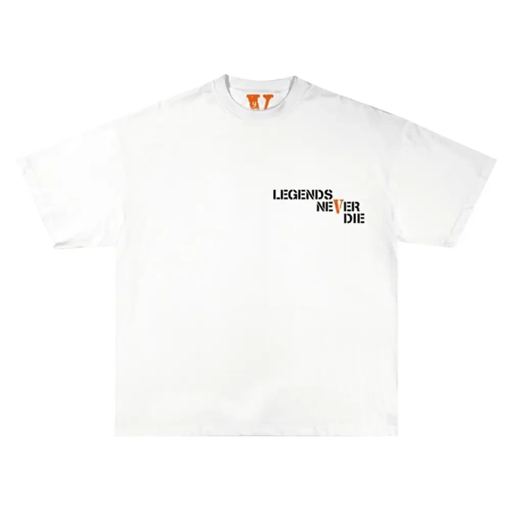 SP10290 Vlone x Juice WRLD Butterfly Tee 'White'