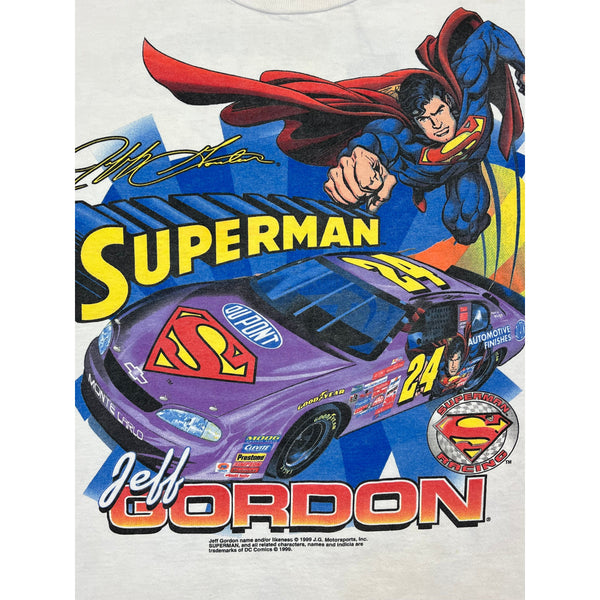 (1999) Superman Jeff Gordon Nascar Racing 'Man of Steel' T-Shirt