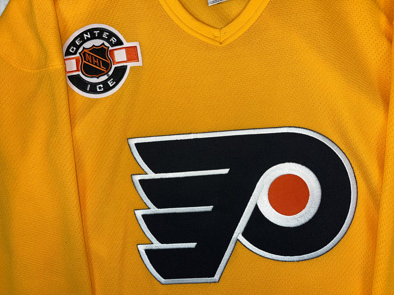 (00s) Philadelphia Flyers CCM Center Ice Yellow Jersey