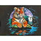 (90s) Tiger Wildlife Waterfall T-Shirt