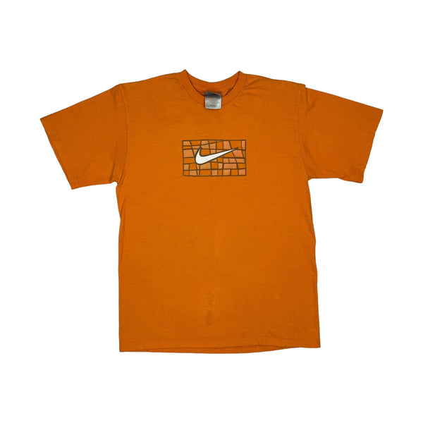 (90s) Nike Mosaic Textile Orange T-Shirt