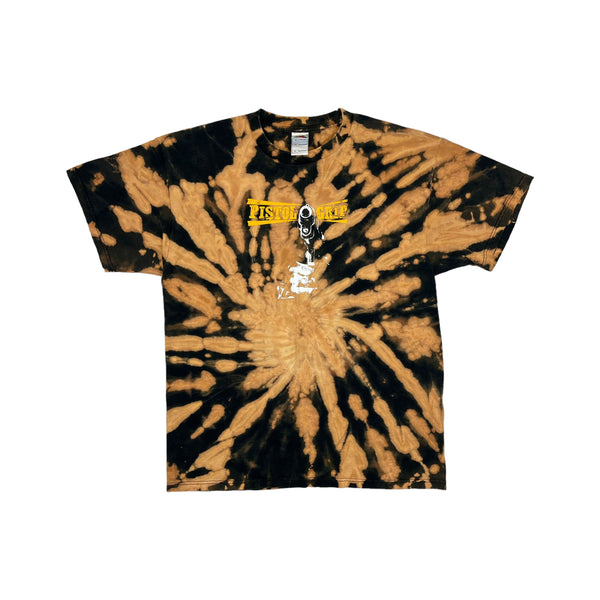 (00s) Pistol Grip Punk Rock Band Bleached Graphic T-Shirt