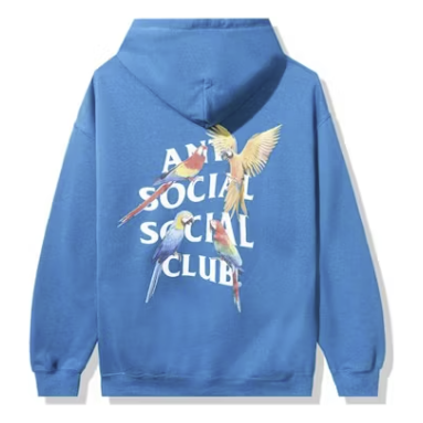 Anti Social Social Club Colombia Hoodie 'Blue'