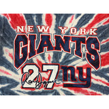 (2000) New York Giants Ron Dayne Tie Dye NFL T-Shirt