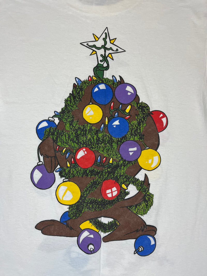 (1993) Tazmanian Devil Looney Tunes Christmas Tree T-Shirt