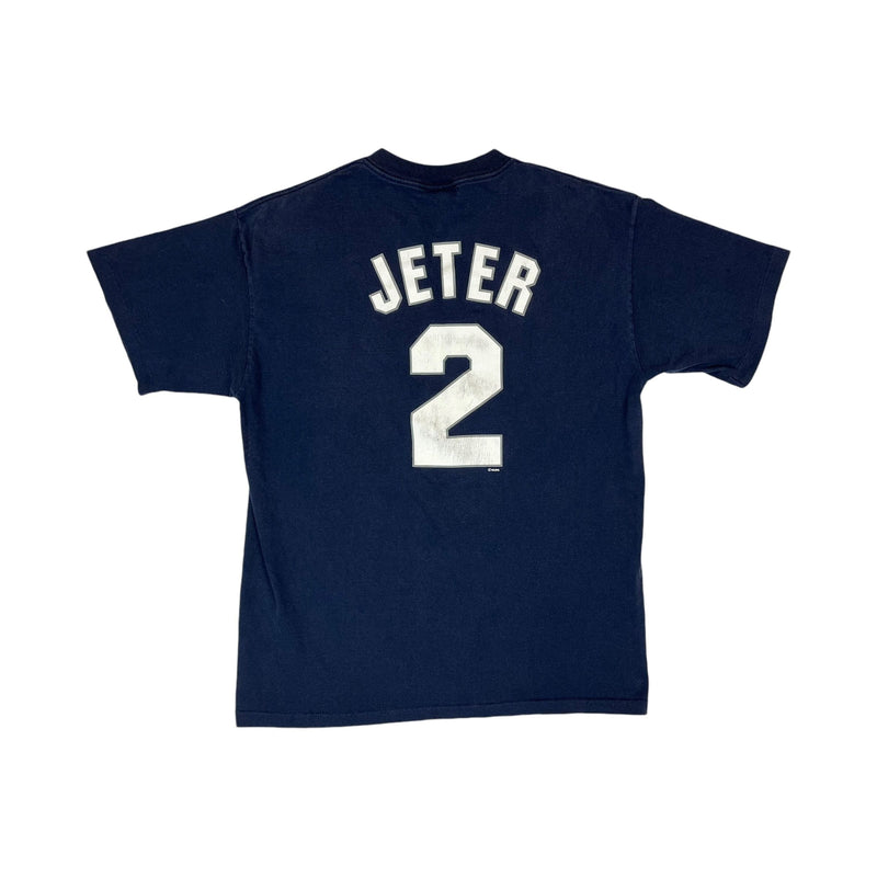 (90s) Derek Jeter Yankees Majestic T-Shirt Jersey