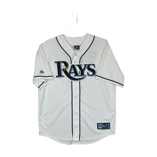 (00s) Pat Burrell Tampa Bay Rays Majestic MLB Jersey