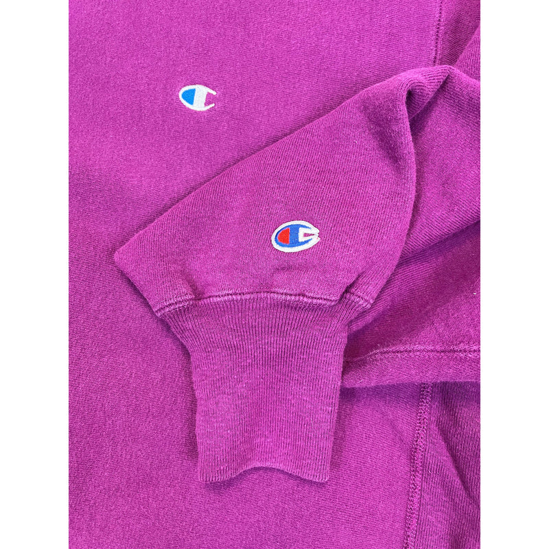 (80s) Champion Magenta / Purple Reverse Weave Crewneck