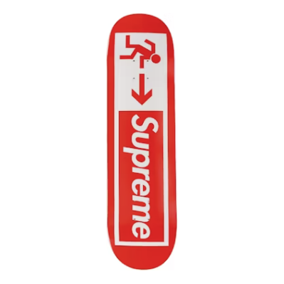 Supreme Exit Skateboard Deck 'Red'