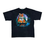 (90s) Tiger Wildlife Waterfall T-Shirt