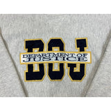 (90s) Department of Justice DOJ Reverse Weave Crewneck