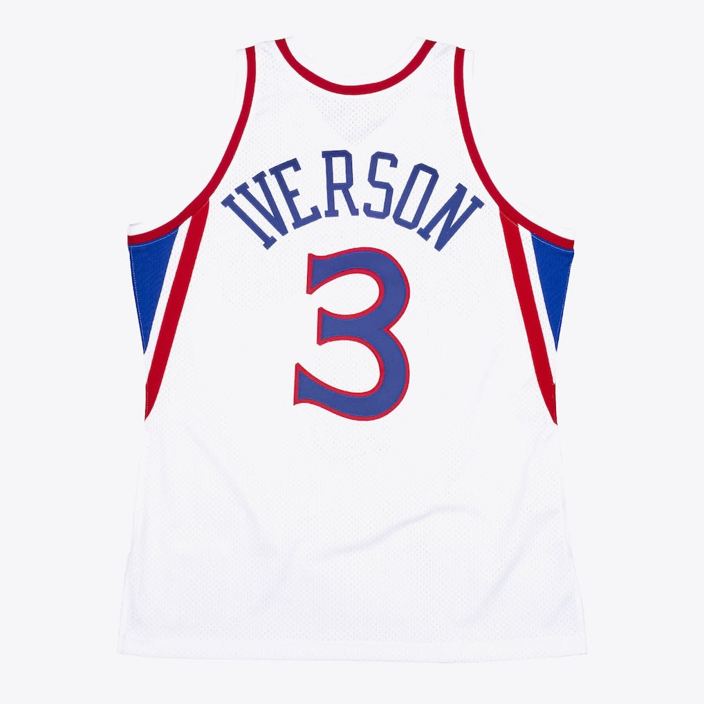 SP15176 Allen Iverson Philadelphia 76ers 1996-97 Authentic Jersey
