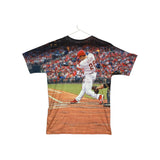 (2011) Chase Utley Phillies All Over Print Athletic T-Shirt