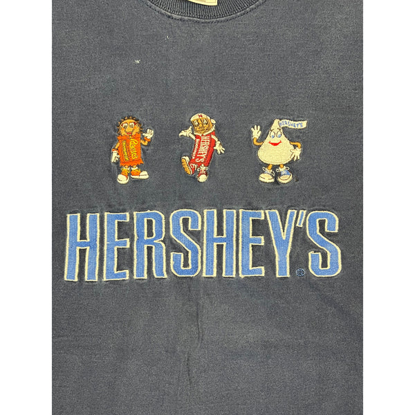 (90s) Hershey's Park Chocolate Mascots Embroidered T-Shirt