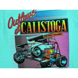 (1989) Outlaws of Calistoga Speedway Napa County Sea Green T-Shirt