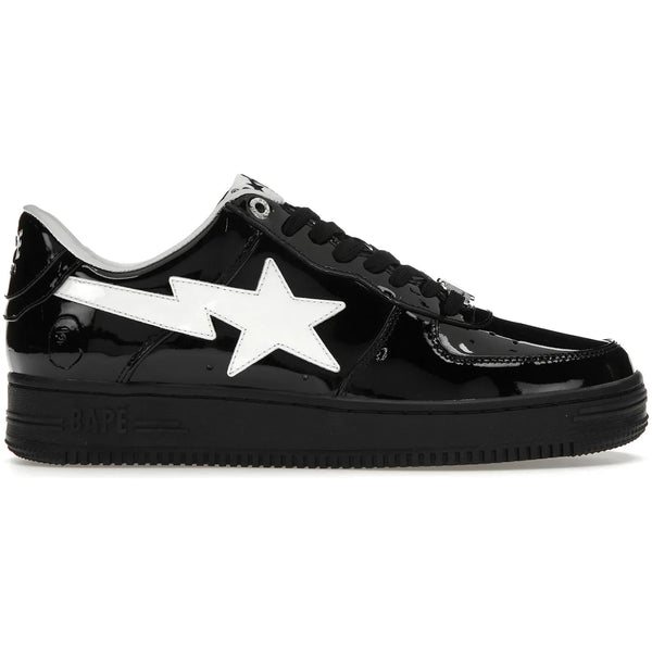 A Bathing Ape Bape Sta #2 Black Patent