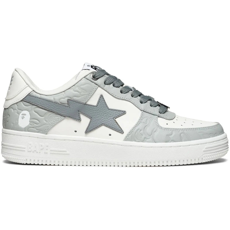 A Bathing Ape Bape Sta #4 Linecamo White Grey