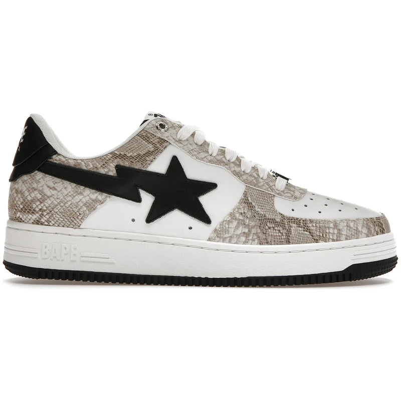 A Bathing Ape Bape Sta Snake Skin Beige