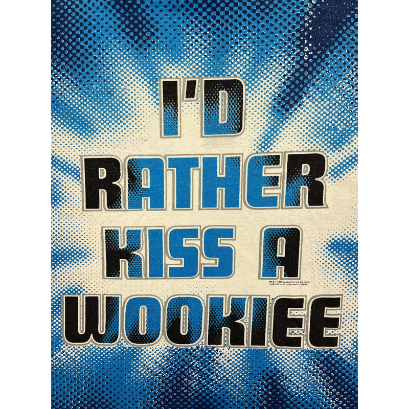 (1996) Star Wars 'I'd Rather Kiss a Wookie' All Over Print T-Shirt