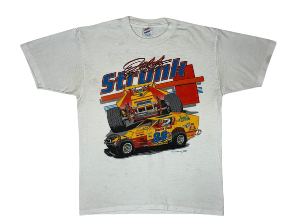 (1992) Jeff Strunk Drag Racing Sponsors T-Shirt