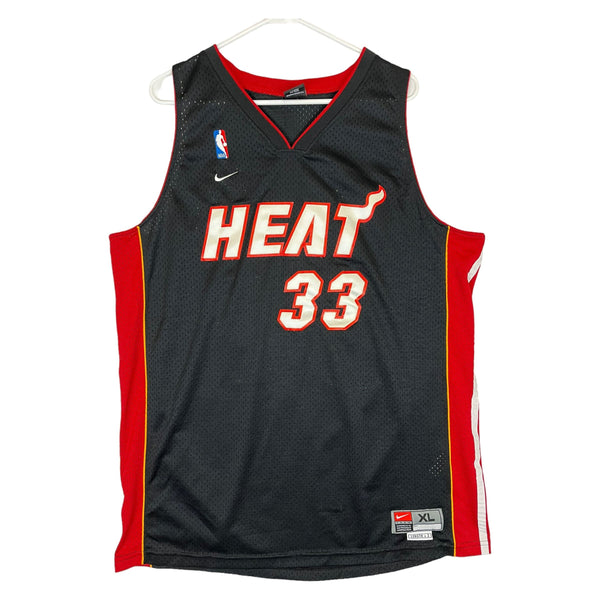 (00s) Alonzo Mourning Miami Heat Black Nike NBA Jersey