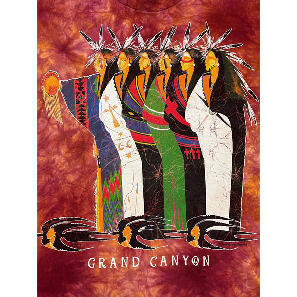 (1996) Native American Grand Canyon Tribe Tie Dye T-Shirt