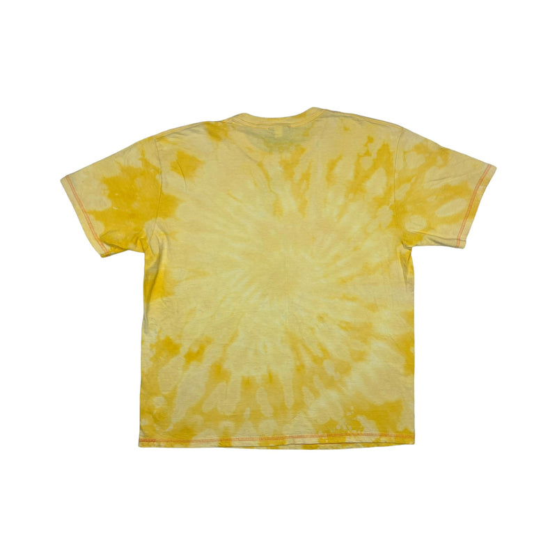 (00s) Nike Chest Logo Yellow Bleached T-Shirt