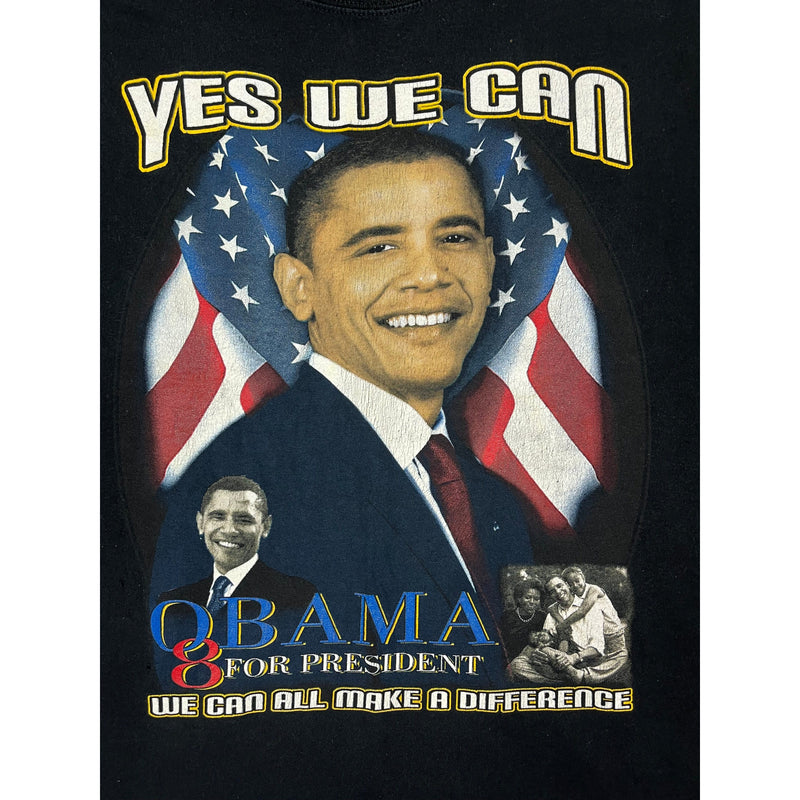 (2008) Barack Obama 'Yes We Can!' Presidential Campaign T-Shirt