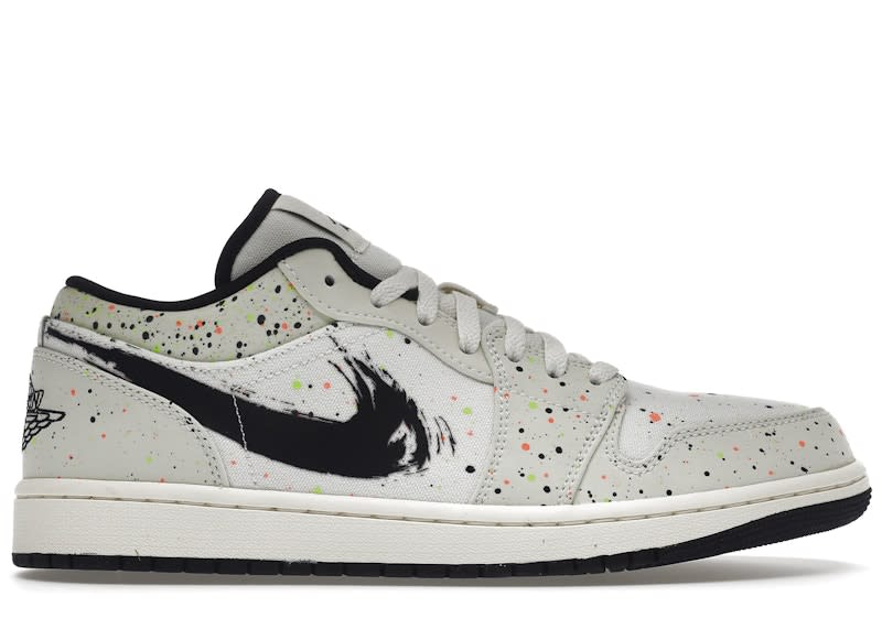 SP1140 Jordan 1 Low Brushstroke