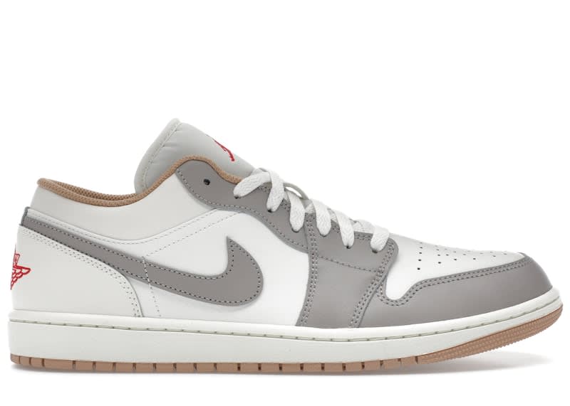 SP15124 Jordan 1 Low Sail College Grey Rattan