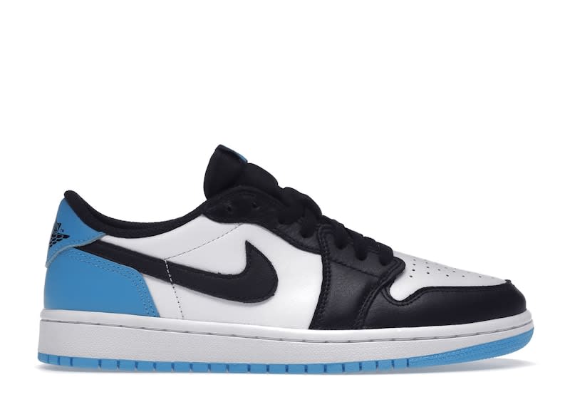 SP15438 Jordan 1 Retro Low OG Black Dark Powder Blue (Women's)
