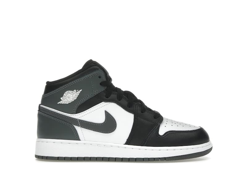 SP11259 Jordan 1 Mid Black White Iron Grey (GS)