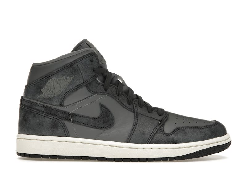 SP5217 Jordan 1 Mid Distressed Smoke Grey (Women's)
