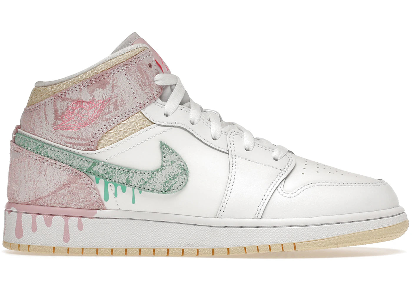 SP16340 Jordan 1 Mid Paint Drip (GS)