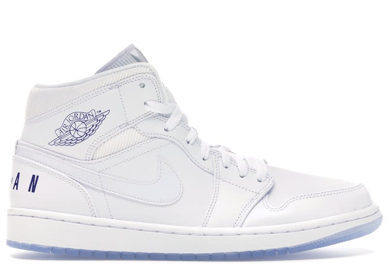 SP9441 Jordan 1 Mid Pure White