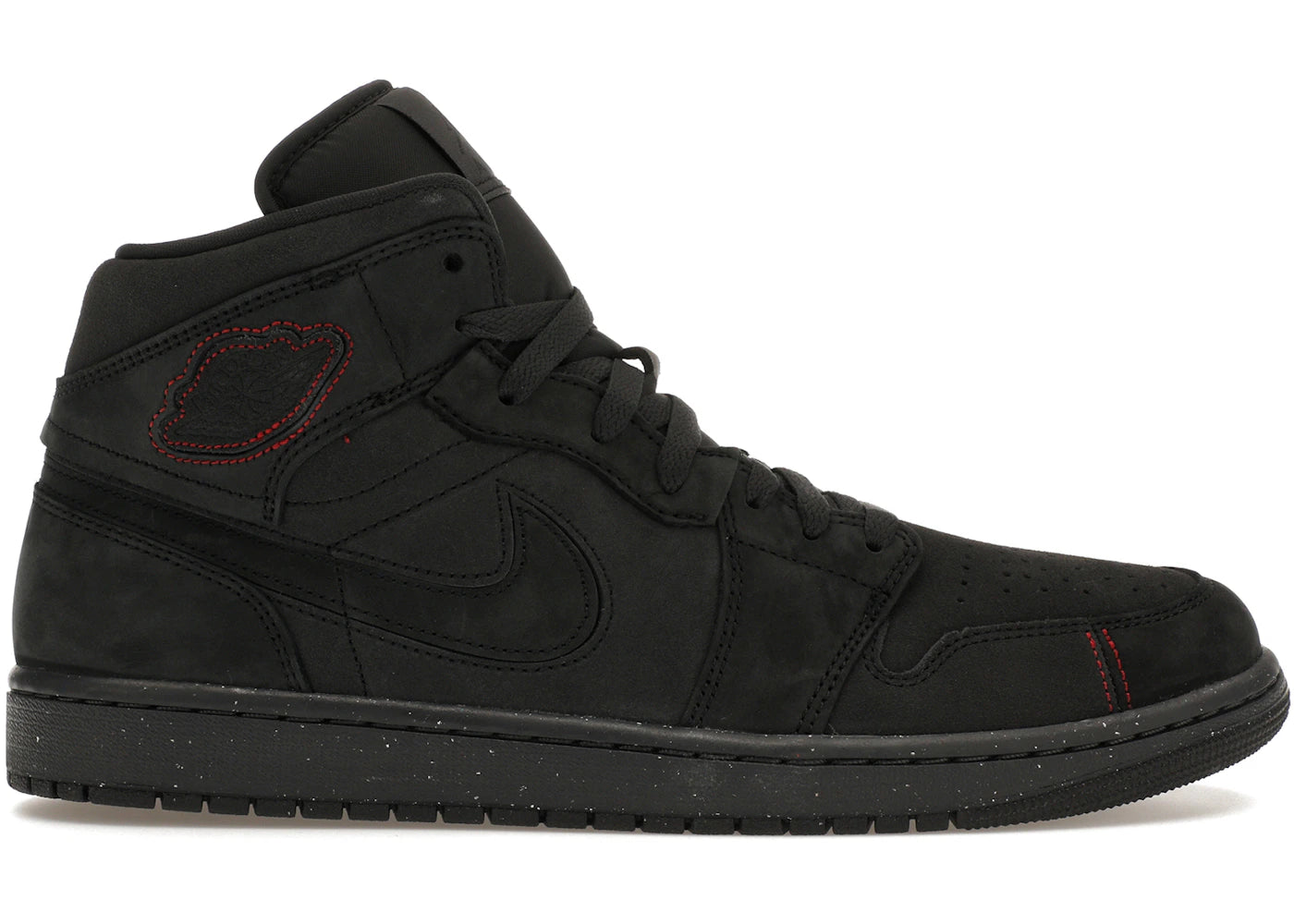 SP12246 Jordan 1 Mid SE Craft Dark Smoke Red