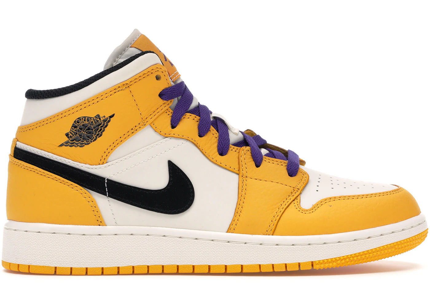 SP16337 Jordan 1 Mid SE Lakers (GS)