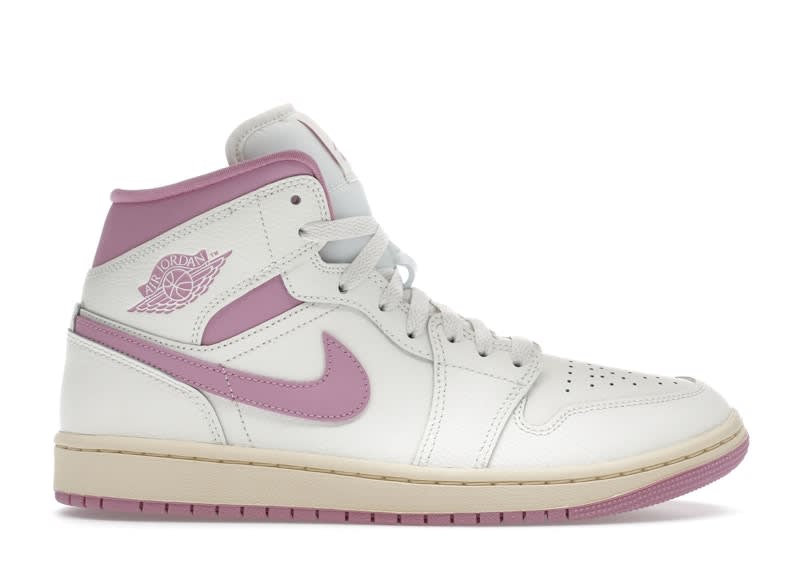 SP14405 Jordan 1 Mid Sail Pink Coconut Milk (Women's)