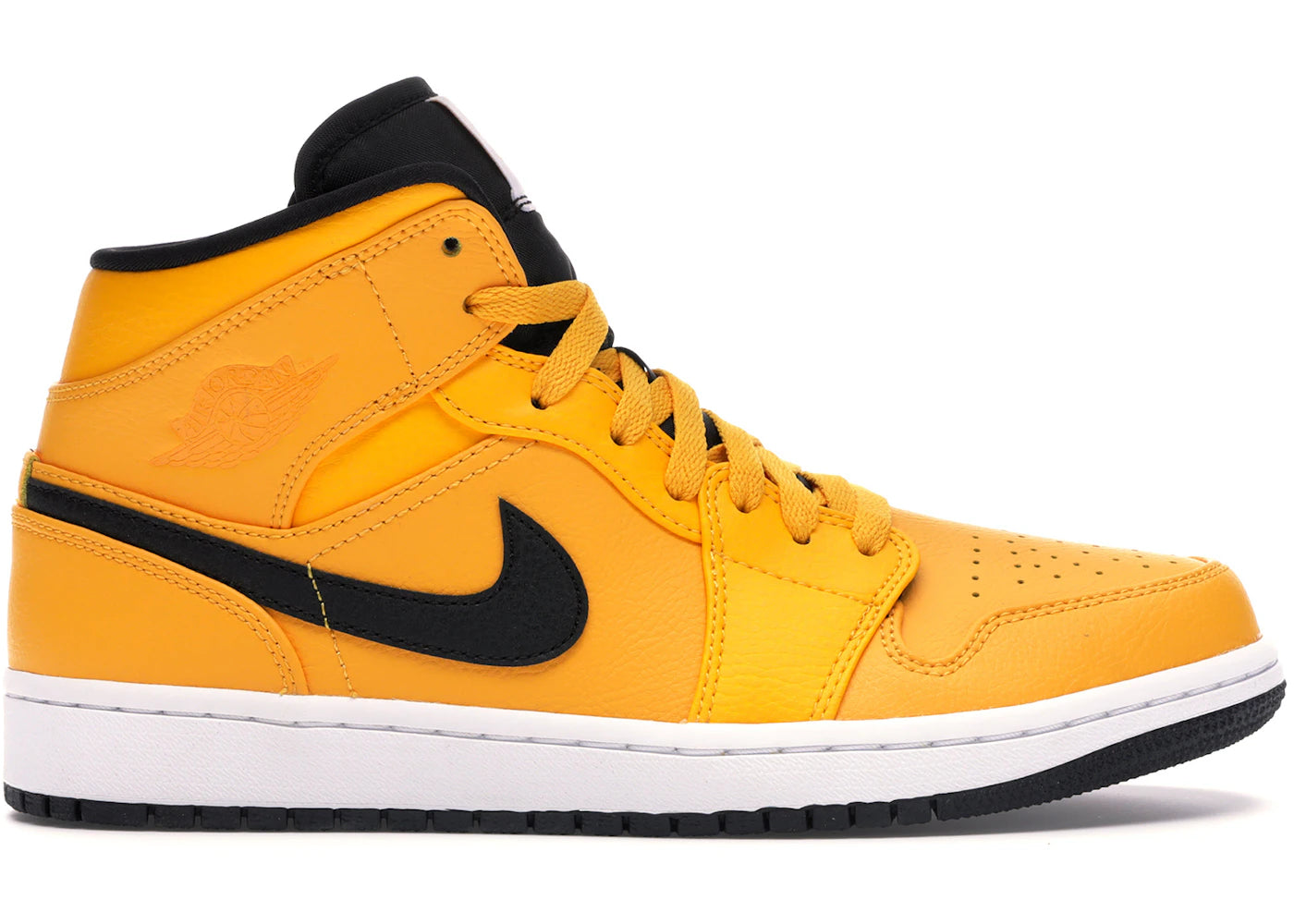 595230 Jordan 1 Mid University Gold Black