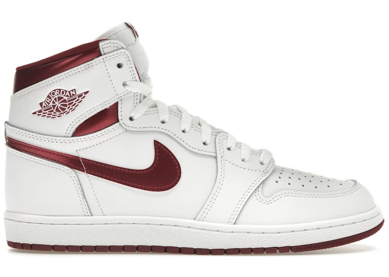 661486 Jordan 1 Retro High '85 OG Metallic Burgundy