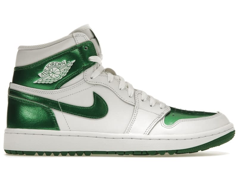 SP12656 Jordan 1 Retro High Golf Metallic Green