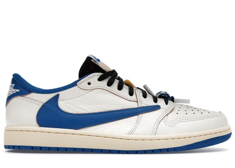 Jordan 1 Retro Low OG SP Fragment x Travis Scott Sail Military Blue