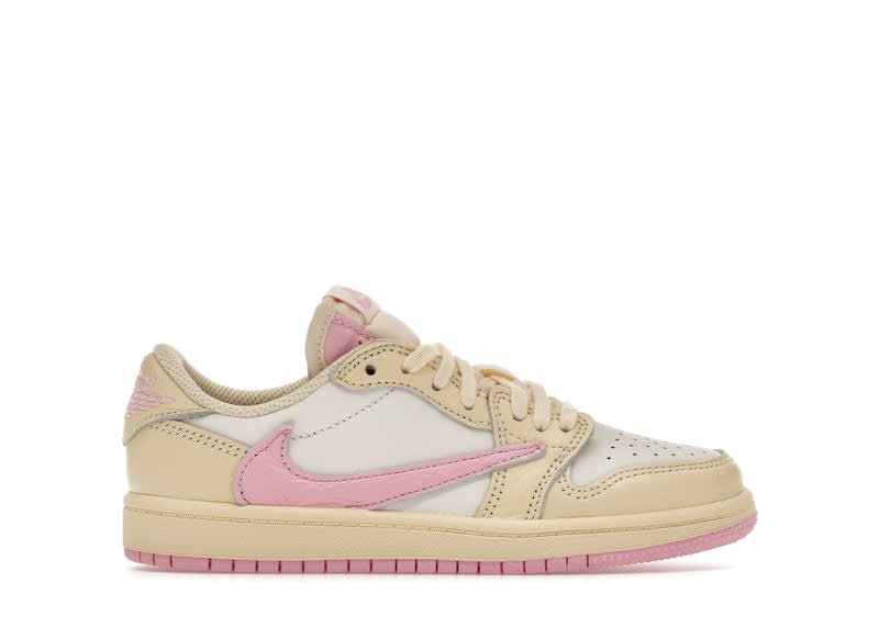 SP10908 Jordan 1 Retro Low OG SP Travis Scott Shy Pink (PS)