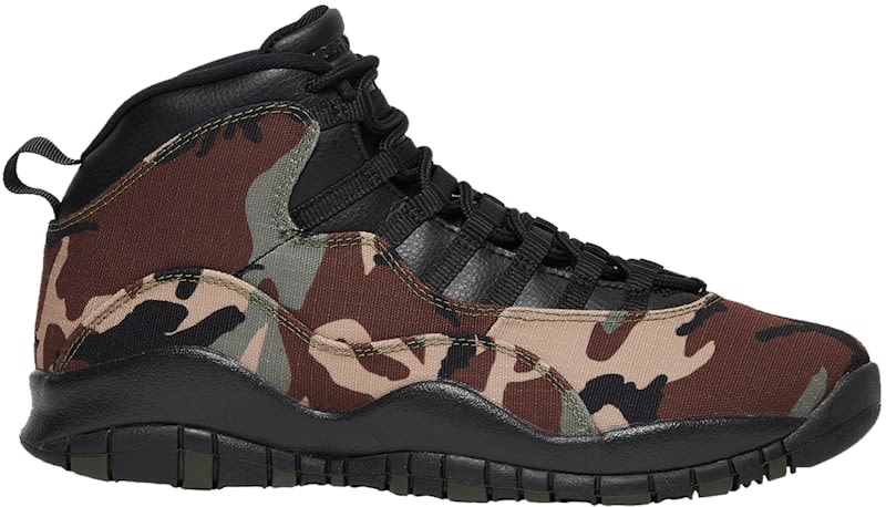 SP1990 Jordan 10 Retro Woodland Camo