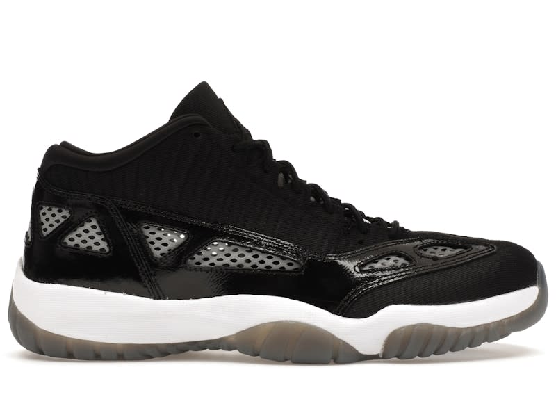 SP758 Jordan 11 Retro Low IE Craft Black White