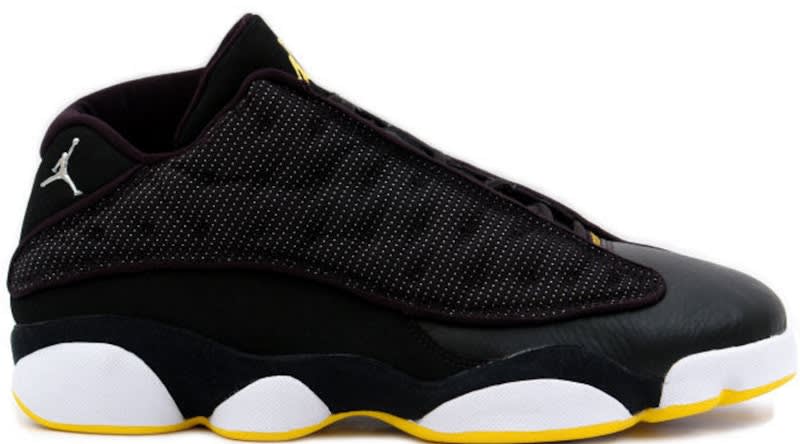 SP6413 Jordan 13 Retro Low Black Varsity Maize
