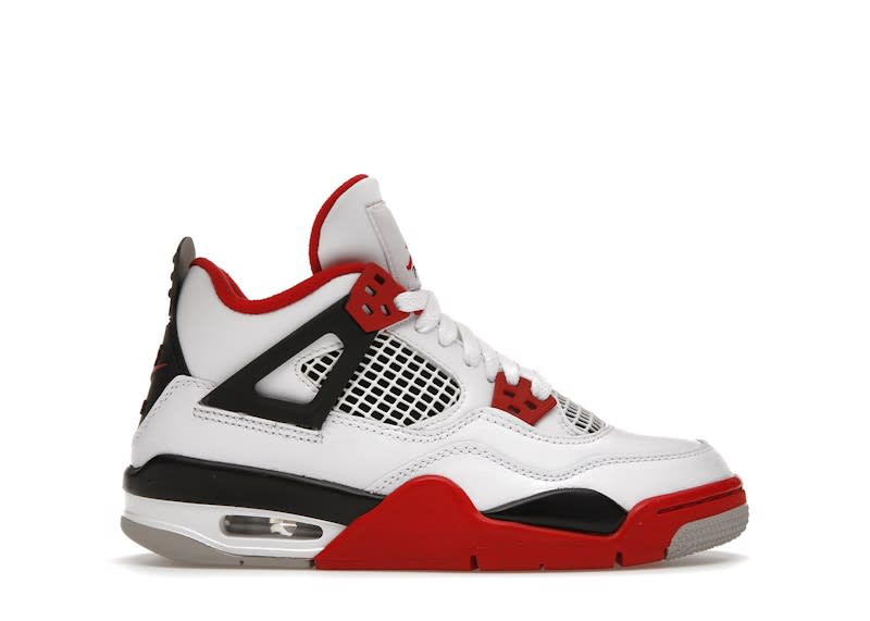 SP1338 Jordan 4 Retro Fire Red (2020) (GS)