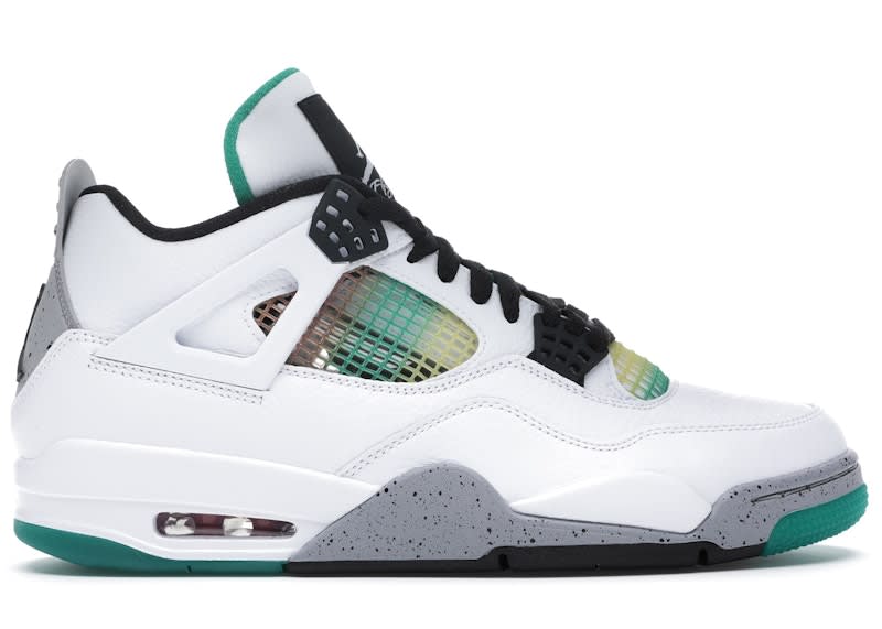 SP1114 Jordan 4 Retro Lucid Green Rasta (Women's)