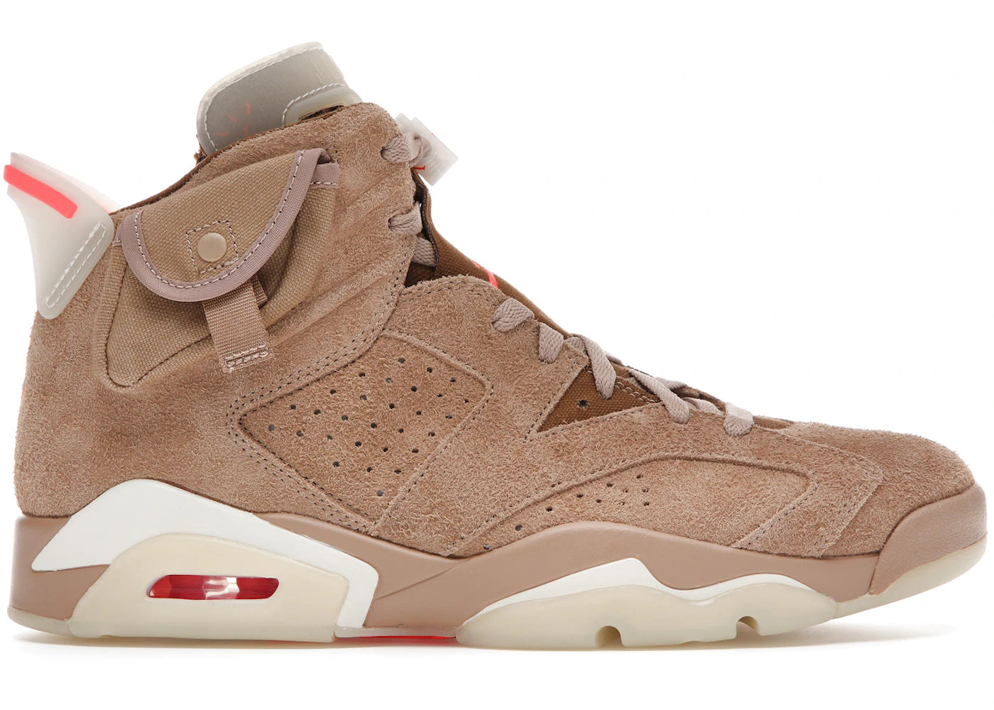 SP2082 Jordan 6 Retro Travis Scott British Khaki
